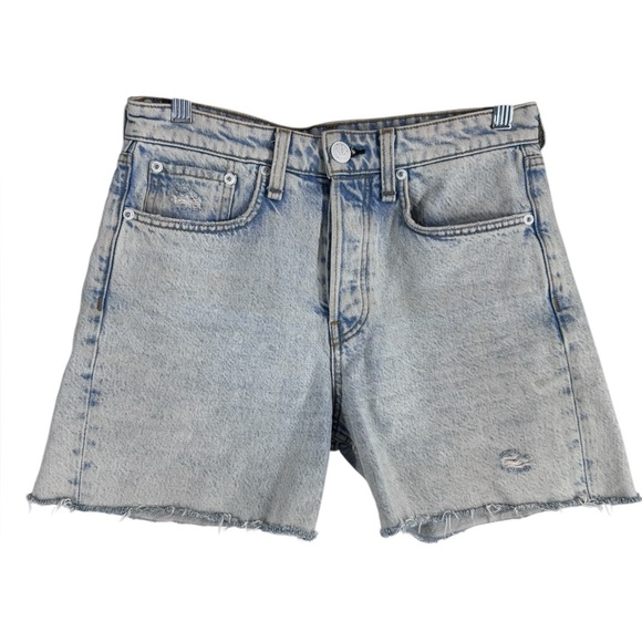 Rag & Bone Maya high rise midi cut off shorts 26 - Picture 1 of 4